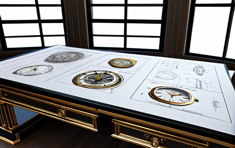 아날로그 시계 제조 과정 - The Watchmaker's Workbench**

"A skilled watchmaker meticulously assembling a watch movement at thei...