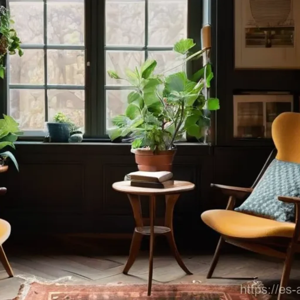 디지털과 아날로그 데이터 처리 - **Prompt 1: The Embrace of Analog Comfort**
    *   **Description:** A serene, cozy indoor setting, ...